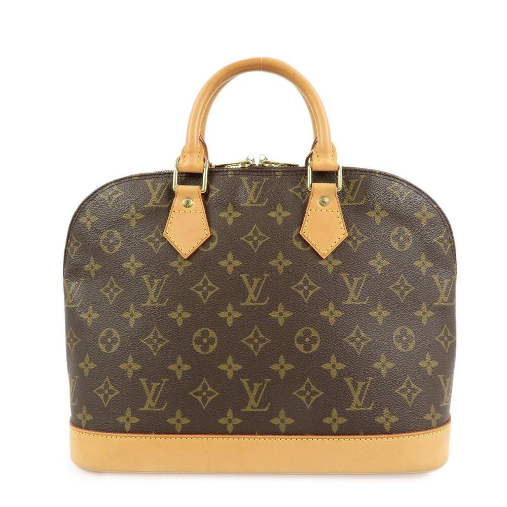 Louis Vuitton Monogram Alma PM Handbag Brown